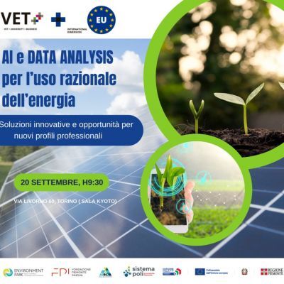 AI e DATA ANALYSIS per l’uso razionale dell’energia, il 20 Settembre vi aspettiamo in Envipark